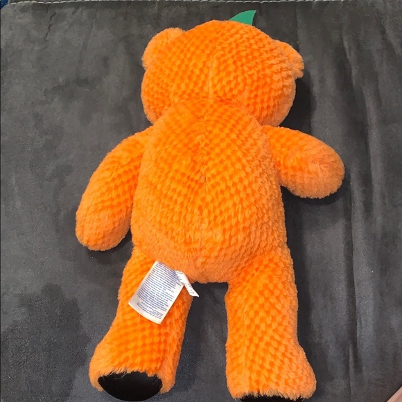 Build a Bear Glowing Jack-o’-lantern Orange Plush Pumpkin Toy Stuffy Doll - Picture 5 of 6